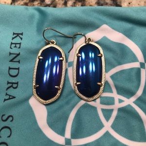 Black/iridescent Kendra Scott earrings